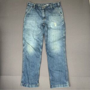 Carhartt Washed Carpenter Relaxed Fit Jeans Size 34x30 Men’s Distressed
